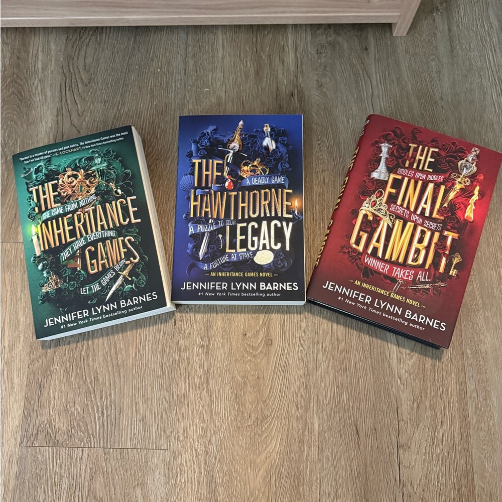 First three books in The Inheritance series